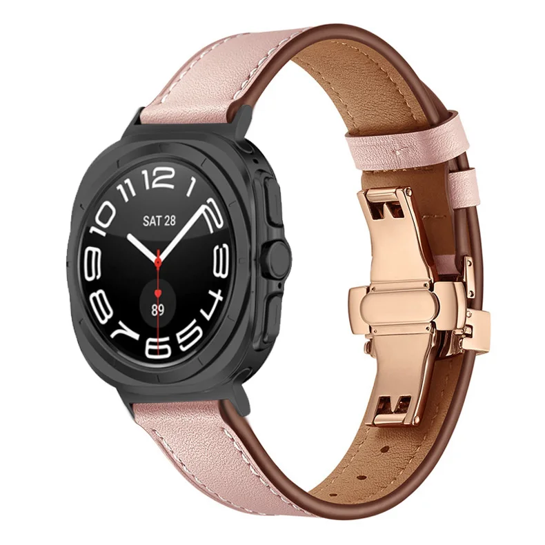 Leather Band For Samsung Galaxy Watch 7 ultra 47mm Accessories belt correa bracelet for Samsung Galaxy Watch ultra strap 47 mm Leather Band For Samsung Galaxy Watch 7 ultra 47mm Accessories belt correa bracelet for Samsung Galaxy Watch ultra strap 47 mm