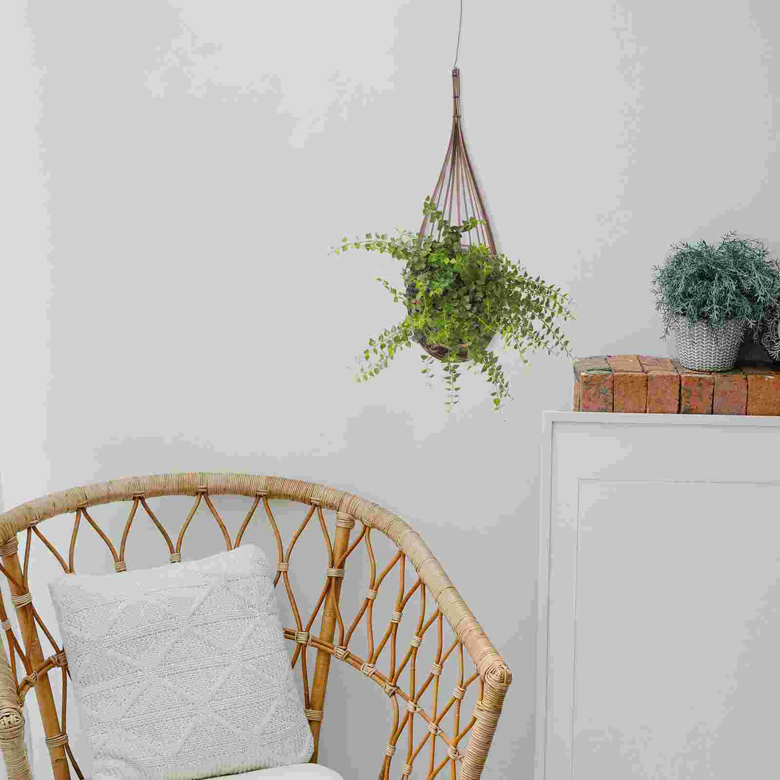 Hanging Flower Pot Decor Planter on Wall Baskets for Plants Indoor Large Decorate Outdoor Decorative Bamboo Mount
Hanging Flower Pot Decor Planter on Wall Baskets for Plants Indoor Large Decorate Outdoor Decorative Bamboo Mount