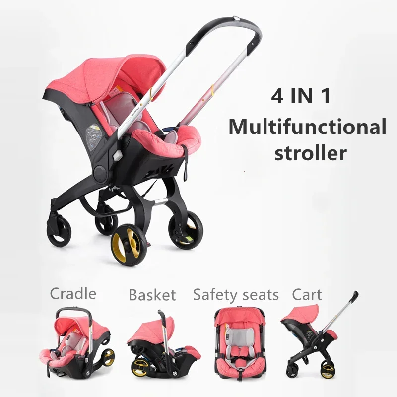 

Детская коляска 3 в 1 с высоким ландшафтом, автомобильное сиденье для новорожденных, прогулочная коляска для младенцев, универсал, портативная детская коляска, люлька, система для путешествий