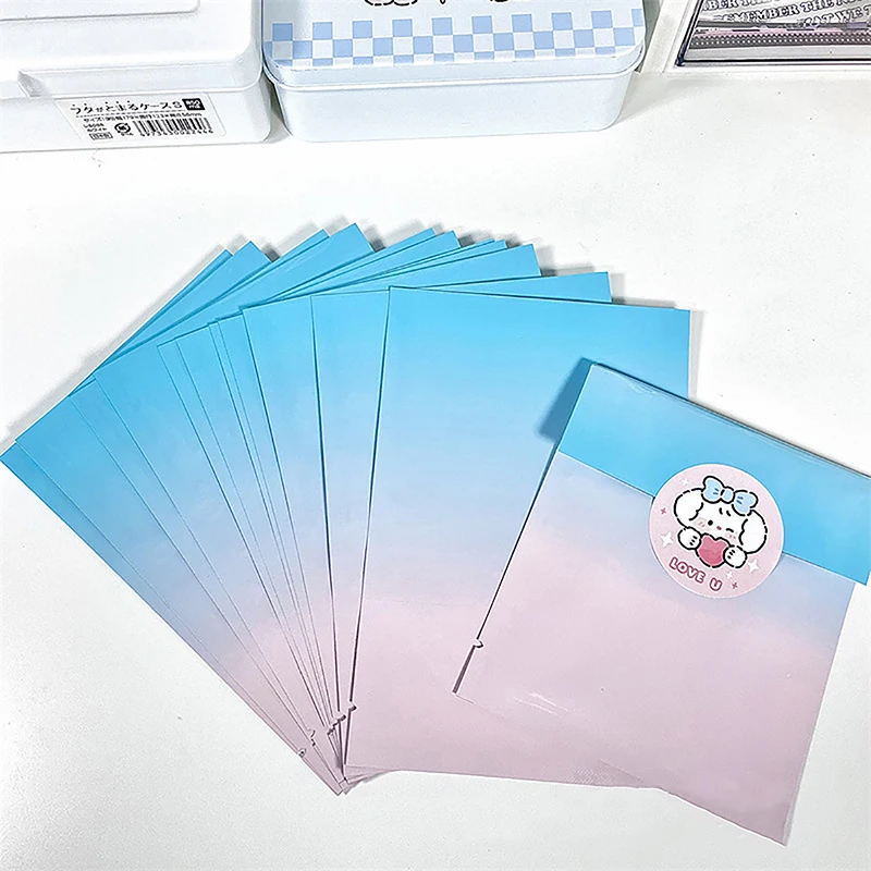 10 Pcs Ins Blue Pink Gradient Color Packing Bags Aluminum Foil Flat Pockets Resealable Ziplock Bag Gift Packaging Self-seal Bags
10 Pcs Ins Blue Pink Gradient Color Packing Bags Aluminum Foil Flat Pockets Resealable Ziplock Bag Gift Packaging Self-seal Bags