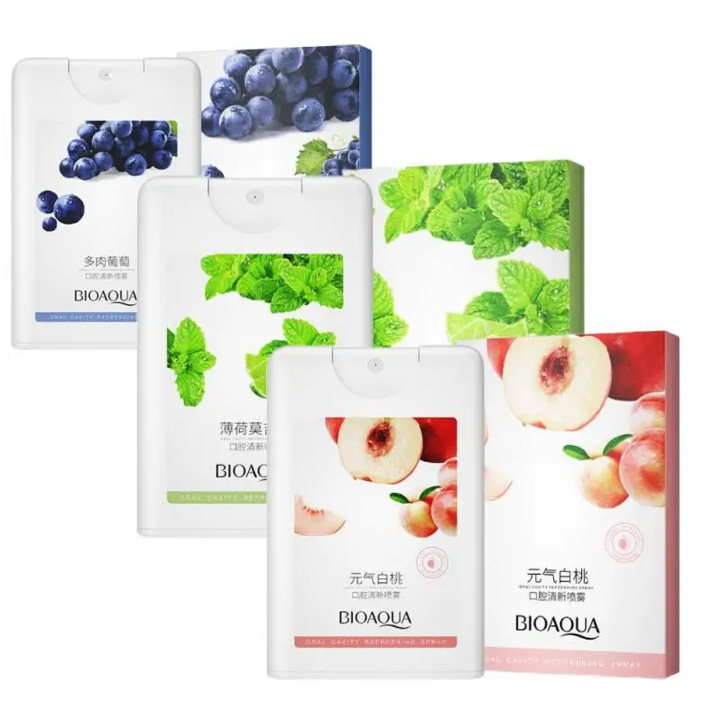 20ml Oral Fresh Spray Mouth Freshener Oral Odor Treatments Oral Remove Bad Breath Fruit Litchi Peach Flavor Persistent Oral Care
20ml Oral Fresh Spray Mouth Freshener Oral Odor Treatments Oral Remove Bad Breath Fruit Litchi Peach Flavor Persistent Oral Care