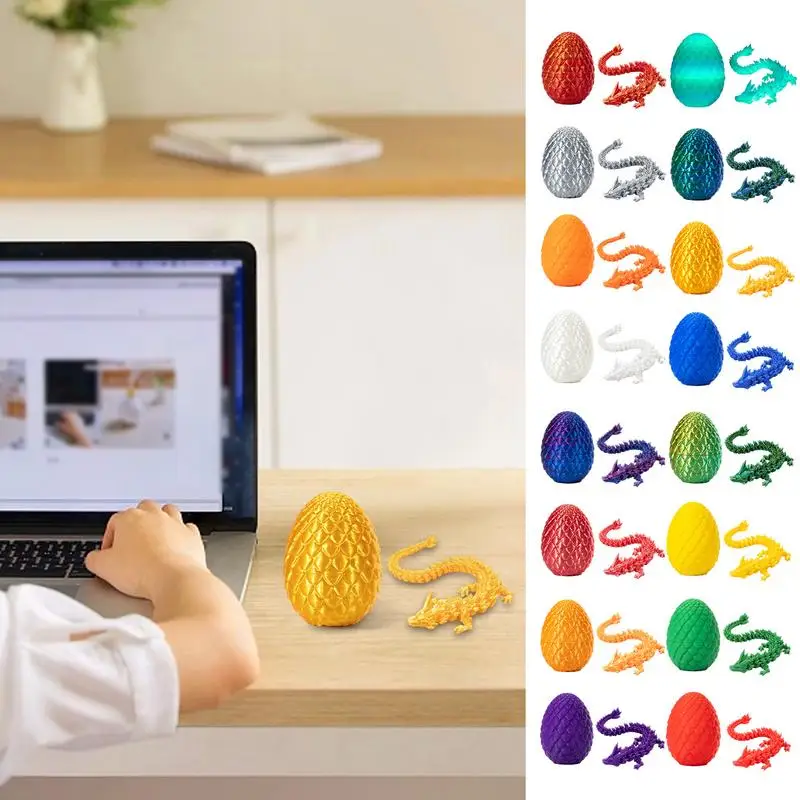 3D Printed Articulated Dragon Flexible Dragon Egg Figure Sensory Toy Desk Decoration Dragon Egg Toys For Car Dashboard Bedroom
3D Printed Articulated Dragon Flexible Dragon Egg Figure Sensory Toy Desk Decoration Dragon Egg Toys For Car Dashboard Bedroom