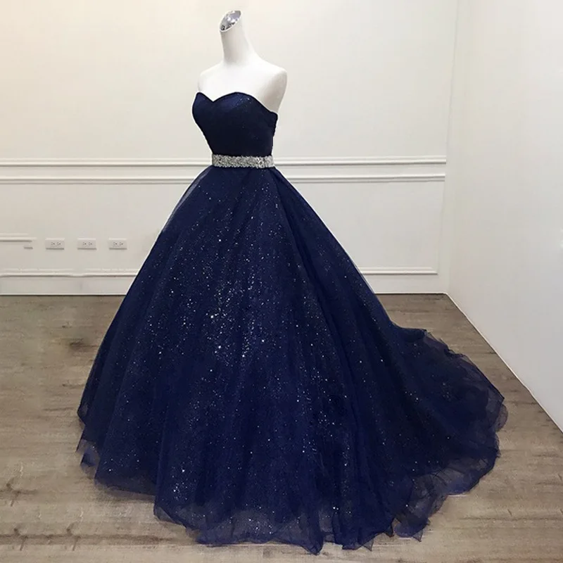 Navy Blue 2024 Quinceanera Dresses 15 Years Old Glitter Tulle Beading Sash Sweet 16 Debutante Birthday Party Gowns Real Photos
Navy Blue 2024 Quinceanera Dresses 15 Years Old Glitter Tulle Beading Sash Sweet 16 Debutante Birthday Party Gowns Real Photos