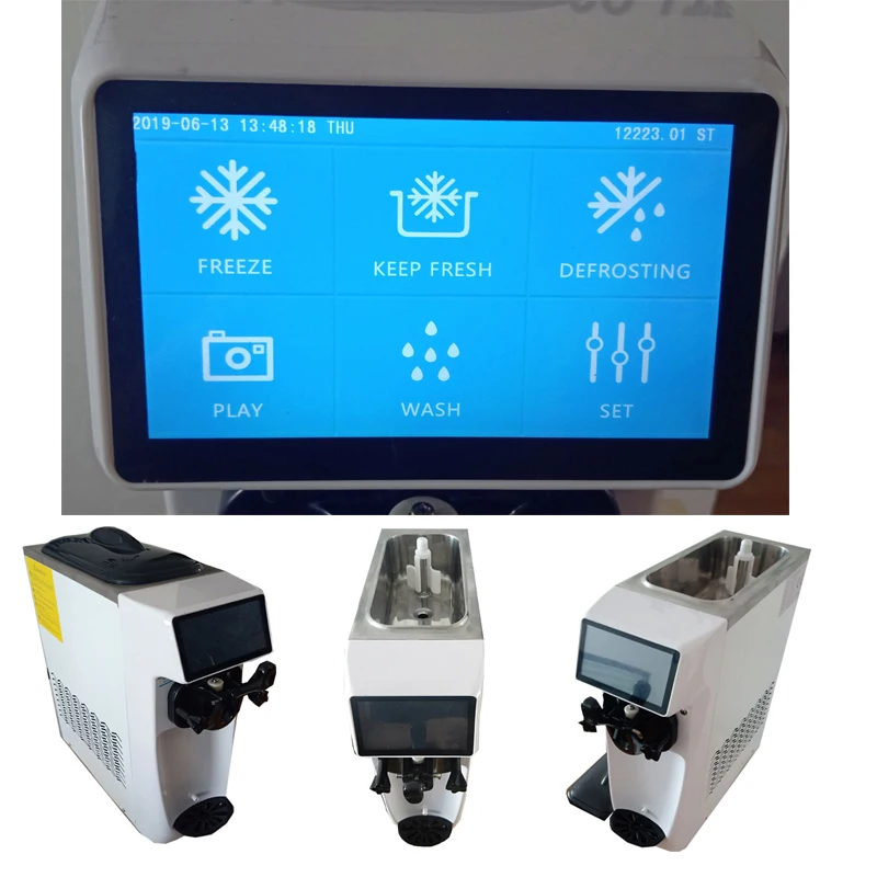 Soft Ice Cream Machine CE Single Flavors Commercial Sundae Gelato Makers Summer Business
Soft Ice Cream Machine CE Single Flavors Commercial Sundae Gelato Makers Summer Business