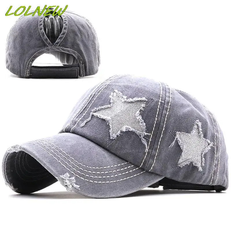Cotton Washed Ponytail Hole Sanding Star Baseball Cap Snapback Hats Summer Fishing Hat for Men Women Caps Casquette Hats Gorras
Cotton Washed Ponytail Hole Sanding Star Baseball Cap Snapback Hats Summer Fishing Hat for Men Women Caps Casquette Hats Gorras
