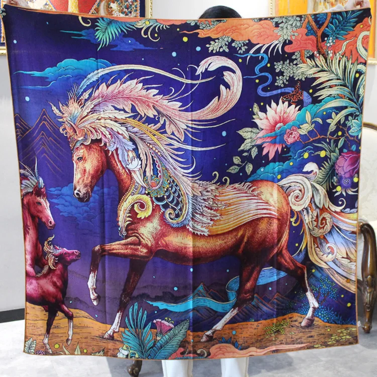 Высококачественный элегантный женский модный цветной Пегас двусторонний принт качественный шелк шерсть тонкий скрученный вручную большой шарф шаль
Высококачественный элегантный женский модный цветной Пегас двусторонний принт качественный шелк шерсть тонкий скрученный вручную большой шарф шаль