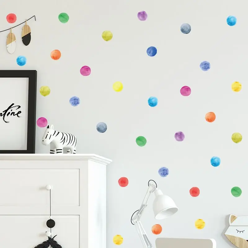 Colorful Wall Stickers Creative Dots Decor Children's Rooms Kindergarten Bedrooms School Dormitories Circle Decoration Wallpaper
Colorful Wall Stickers Creative Dots Decor Children's Rooms Kindergarten Bedrooms School Dormitories Circle Decoration Wallpaper