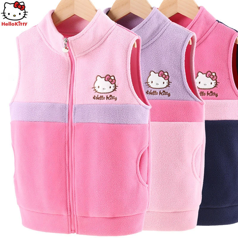 Kawaii Sanrio Hello Kitty Cartoon Anime Children's Vest Fashion Plush Outerwear Keep Warm High Quality Waistcoat Gift for Kids
Kawaii Sanrio Hello Kitty Cartoon Anime Children's Vest Fashion Plush Outerwear Keep Warm High Quality Waistcoat Gift for Kids