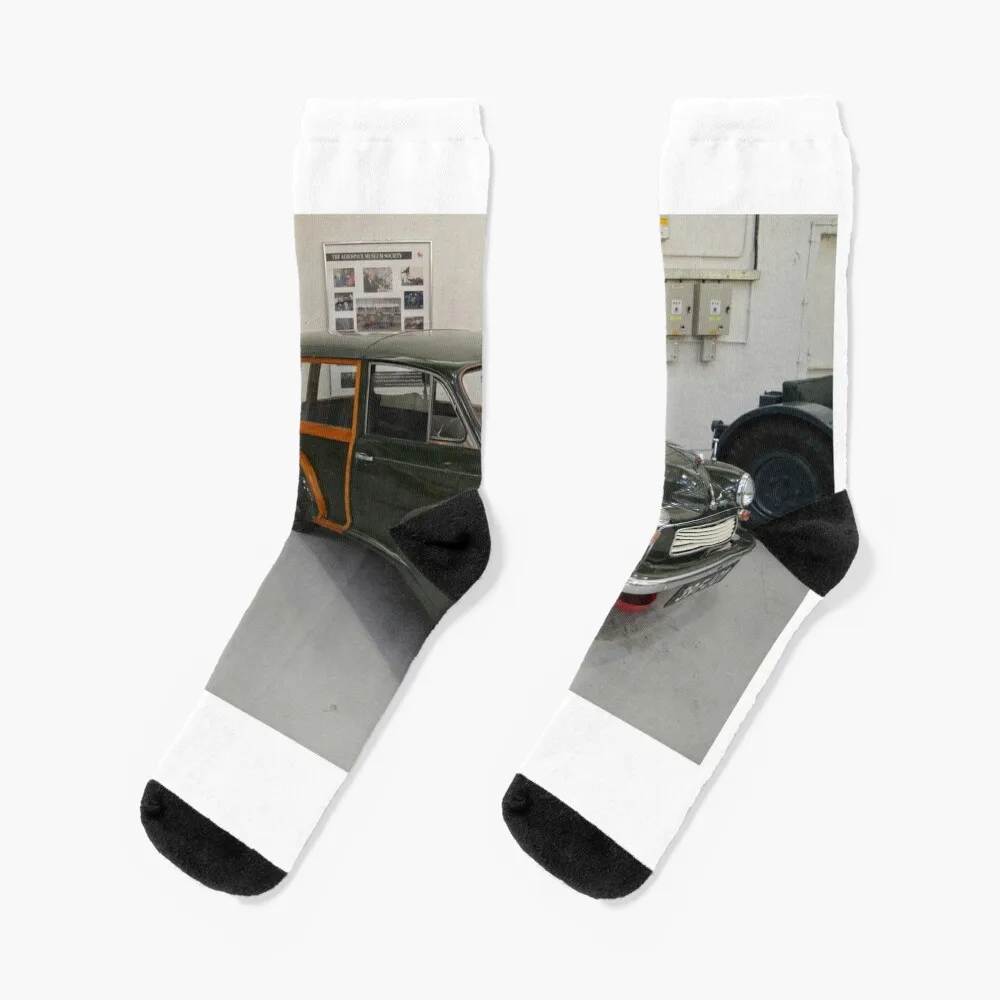 

Unique Morris Minor Traveller Socks bright garter cotton funny gift Socks For Women Men's