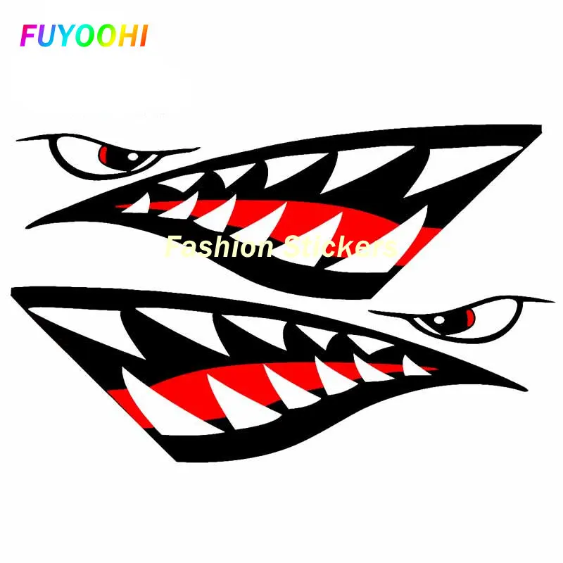 FUYOOHI Stickers Shark Mouth Teeth Cartoon Decal Waterproof Car Stickers Creative Graffiti Motorcycle Decoration For JDM SUV
FUYOOHI Stickers Shark Mouth Teeth Cartoon Decal Waterproof Car Stickers Creative Graffiti Motorcycle Decoration For JDM SUV