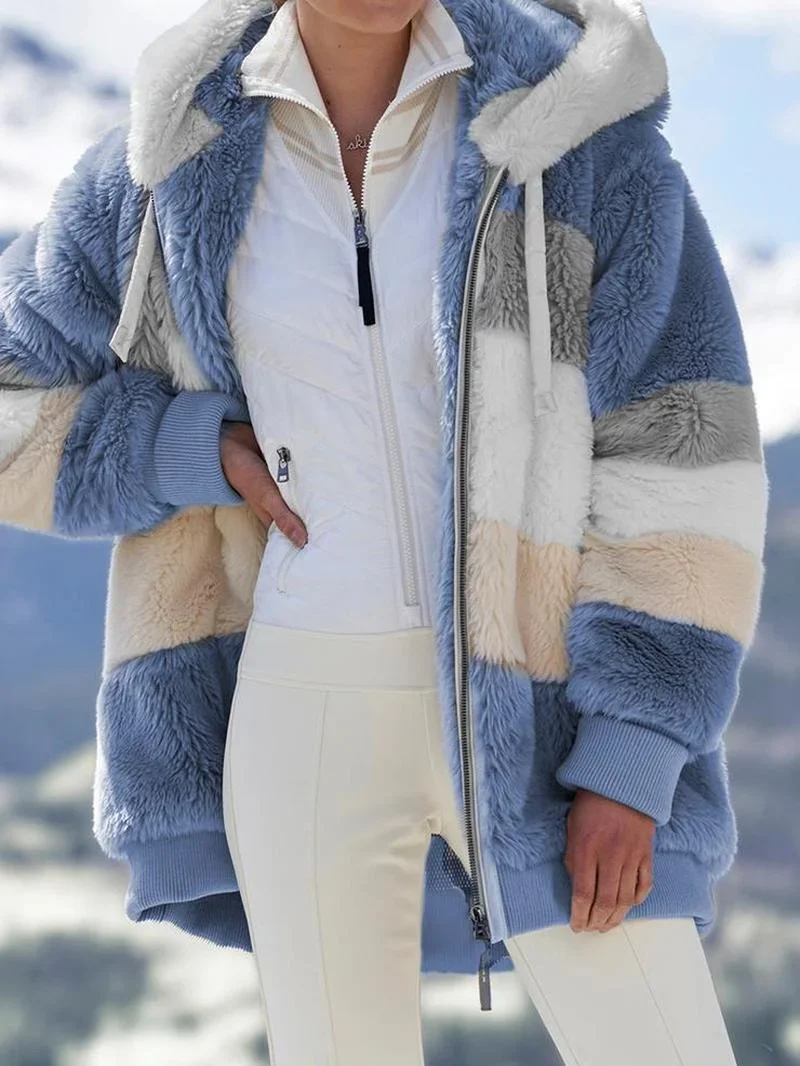 

Winter Fleece Jacket Female Suede Fur Jackets Coat Men Warm Thickened Lamb Puffer Jacket Women Faux Shearling Outerwear Coats