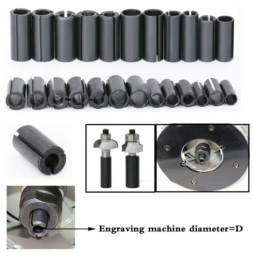 Router Bit Adapter Collet Holder Case 6 6.35 8 10 12 12.7mm CNC-Milling Cutter Precision Chuck End Mill Machine Tool Holder A
Router Bit Adapter Collet Holder Case 6 6.35 8 10 12 12.7mm CNC-Milling Cutter Precision Chuck End Mill Machine Tool Holder A