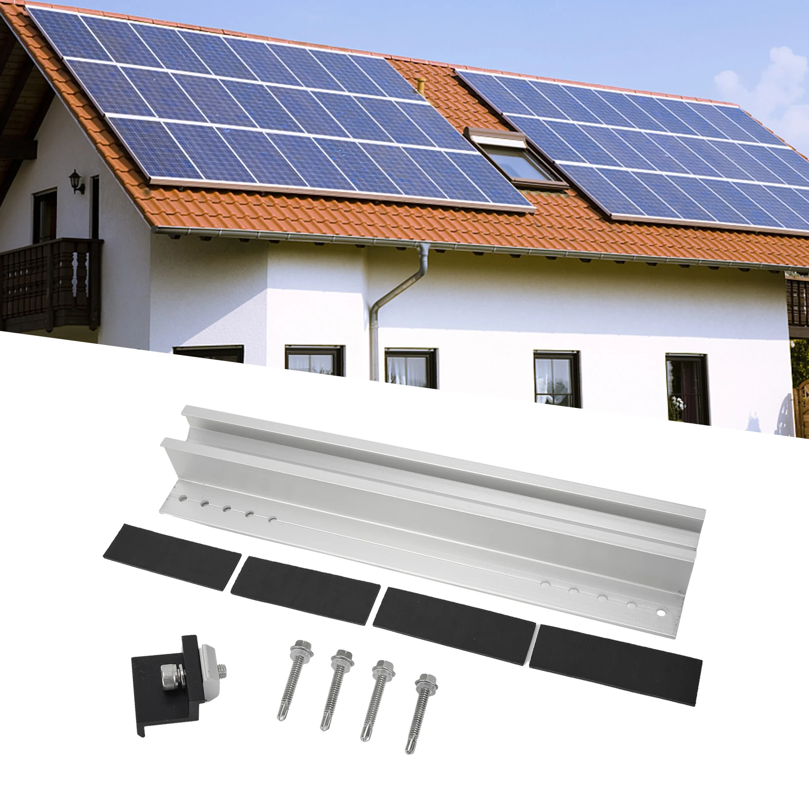 30/35mm Solar Modules PV Bracket Trapezoidal Sheet Flat Roof Aluminium Mounting Rail End Clamp PV Solar Panel Mount Accessories
30/35mm Solar Modules PV Bracket Trapezoidal Sheet Flat Roof Aluminium Mounting Rail End Clamp PV Solar Panel Mount Accessories