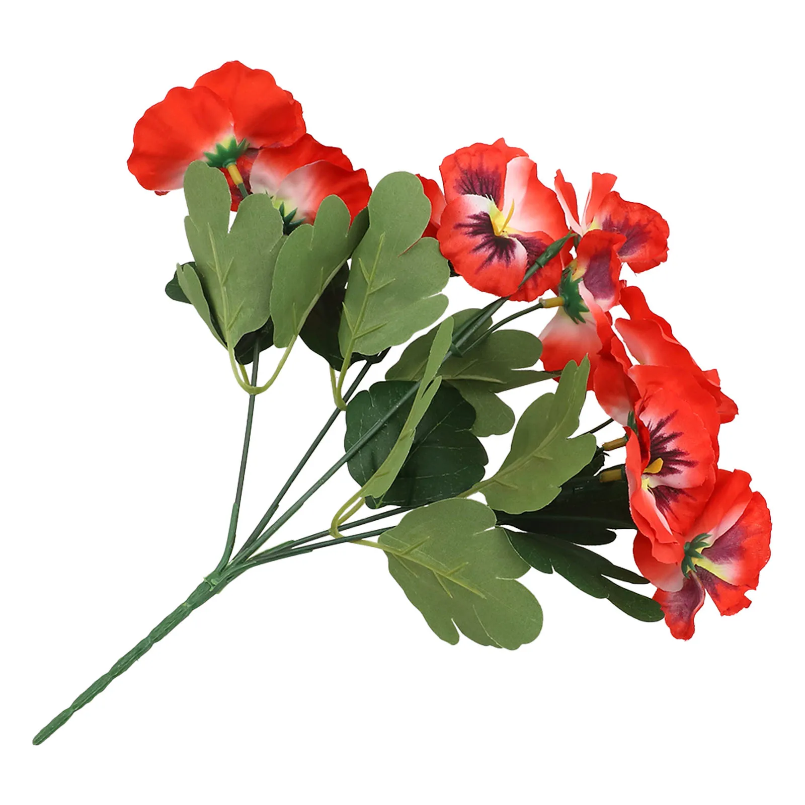 Colorful For Wedding Party Decoration Pansy Fake Flower Bouquet 10 Heads 26cm Artificial Pvc Red/Orange/Purple
Colorful For Wedding Party Decoration Pansy Fake Flower Bouquet 10 Heads 26cm Artificial Pvc Red/Orange/Purple