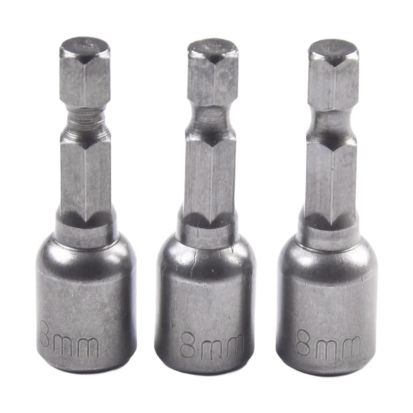 Power Tools Socket Adapter Quick Release Set 5pcs Drill Bit Fits Power Drills Grey Length 42mm Chrome Vanadium Steel
Power Tools Socket Adapter Quick Release Set 5pcs Drill Bit Fits Power Drills Grey Length 42mm Chrome Vanadium Steel