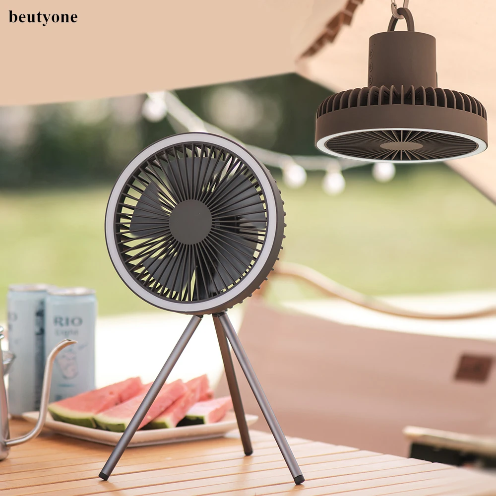 Beutyone Portable Fan USB Rechargeable Mini Fan Outdoor Camping Ceiling Fan with Led Light 4000/10000mAh Desktop Fan
Beutyone Portable Fan USB Rechargeable Mini Fan Outdoor Camping Ceiling Fan with Led Light 4000/10000mAh Desktop Fan
