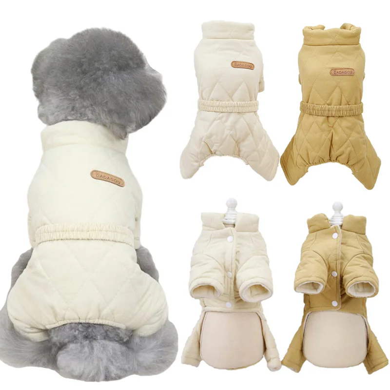 Winter Dog Jumpsuit Thicken Warm Puppy Coat for Small Medium Dogs Jacket Pet Overalls French Bulldog Chihuahua Taddy Costumes
Winter Dog Jumpsuit Thicken Warm Puppy Coat for Small Medium Dogs Jacket Pet Overalls French Bulldog Chihuahua Taddy Costumes