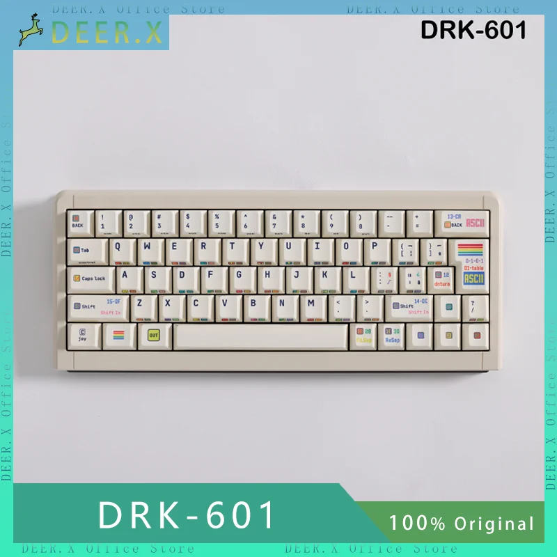 DRK-601 Customized Mechanical Keyboard Aluminum Alloy Kit wired 60% with Gasket Structure Hot Plug DIY Game Keyboard
DRK-601 Customized Mechanical Keyboard Aluminum Alloy Kit wired 60% with Gasket Structure Hot Plug DIY Game Keyboard