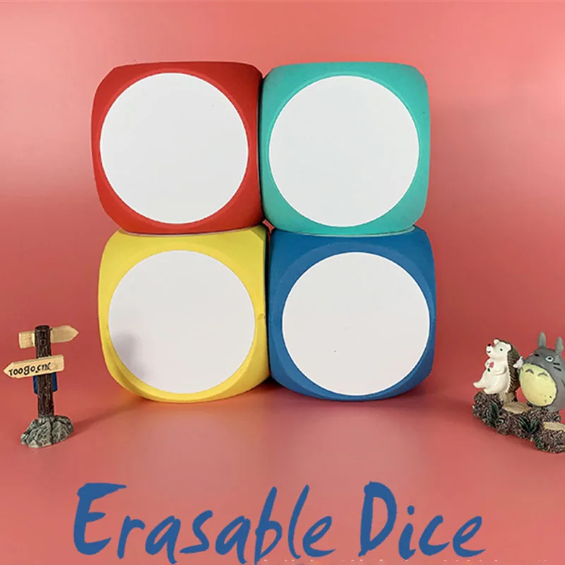 10X10cm Dry Erase Cube Multipurpose White Boards Dice Cube Educational Dice Write on Wipe Off Dry Erase Block Cube Dice
10X10cm Dry Erase Cube Multipurpose White Boards Dice Cube Educational Dice Write on Wipe Off Dry Erase Block Cube Dice