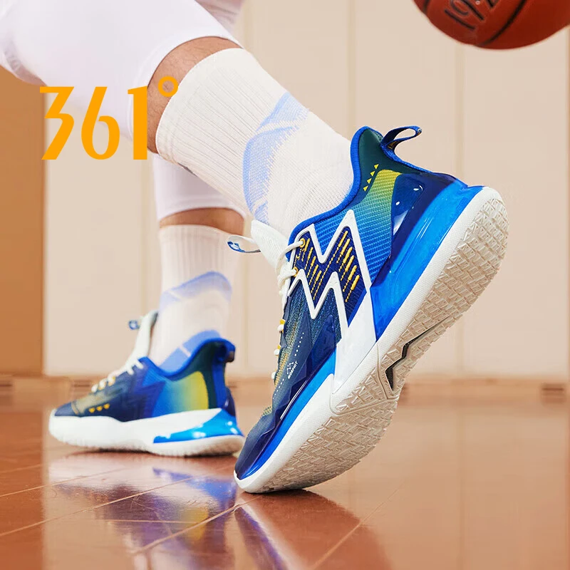 

361 Degrees NEW BIG3 4.0 PRO Men's Basketball Sports Shoes Actual Combat Guard Hard-Wearing Breathable Male Sneakers 672411102F
