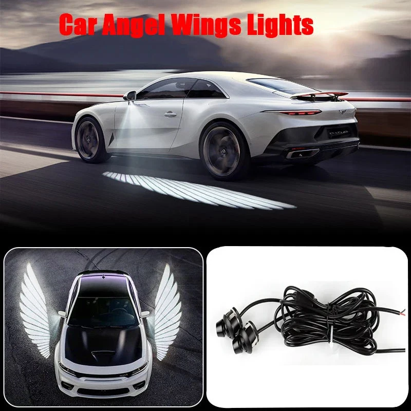2Pcs LED Car Side View Mirror Angel Wing Light Dynamic Projection White Welcome Lights Universal Warning Decoration Accessories
2Pcs LED Car Side View Mirror Angel Wing Light Dynamic Projection White Welcome Lights Universal Warning Decoration Accessories