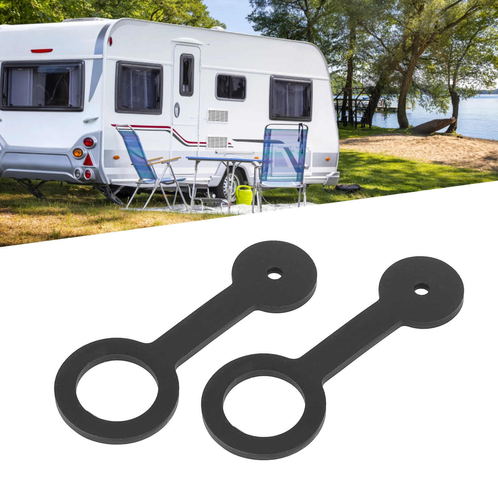 Защелка для двери душа RV, черный резиновый защелка для трейлера, предотвращает нежелательное открытие, универсальная установка, 2 шт.
Защелка для двери душа RV, черный резиновый защелка для трейлера, предотвращает нежелательное открытие, универсальная установка, 2 шт.