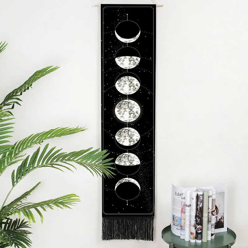 Psychedelic Moon Phase Tapestry Black Galaxy Night Sky Wall Hanging Moon phase Throw Blanket Home Decor Wall Hanging Tapestry
Psychedelic Moon Phase Tapestry Black Galaxy Night Sky Wall Hanging Moon phase Throw Blanket Home Decor Wall Hanging Tapestry