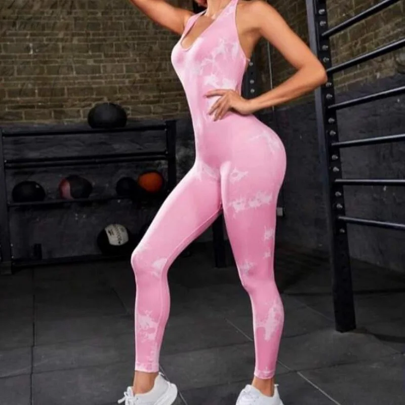 Dye Seamless Women Yoga Set Backless One Piece Jumpsuit Workout Bodysuit Gym Bodycon Romper Sport Fitness Activesuit
Dye Seamless Women Yoga Set Backless One Piece Jumpsuit Workout Bodysuit Gym Bodycon Romper Sport Fitness Activesuit