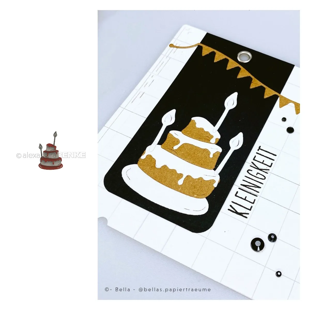 

New Arrivals 2022 Cake with Candles Metal Cutting Dies Diy Molds Scrapbooking Paper Cuts Crafts Template Handmade Greeting Card