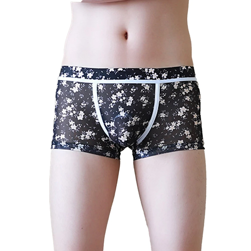Sexy Men Boxer Underwear Mesh Ultra-thin See-through Underpants Bugle Pouch Printed Briefs Tight Elasticity Breathable Lingerie
Sexy Men Boxer Underwear Mesh Ultra-thin See-through Underpants Bugle Pouch Printed Briefs Tight Elasticity Breathable Lingerie