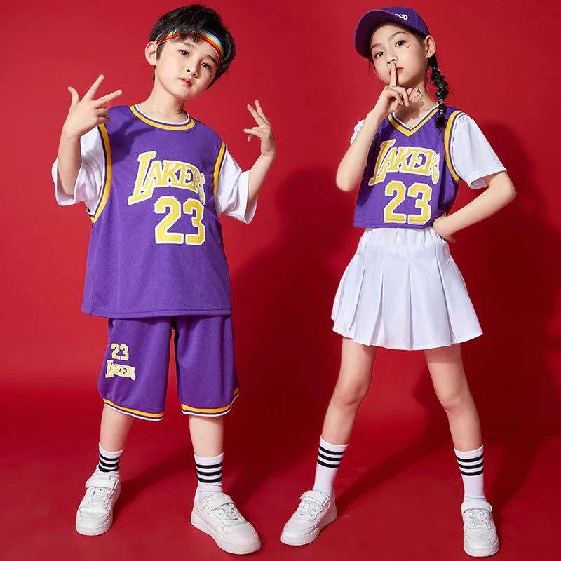 Jazz Dance Costume Kids Hip Hop Practice Wear Street Dance Stage basketball clothes Performance Clothing Hip hop Rave Clothes
Jazz Dance Costume Kids Hip Hop Practice Wear Street Dance Stage basketball clothes Performance Clothing Hip hop Rave Clothes