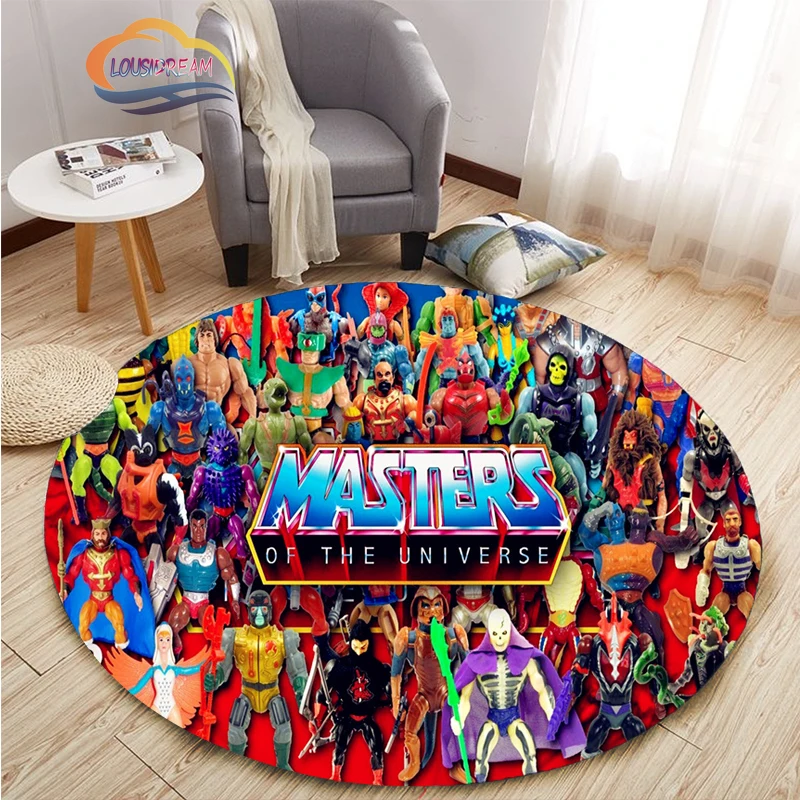 Adventure animation Masters of the Universe Round Carpet and rug Cartoon He-Man pattern Home Decor Anti-slip Mat Yoga
Adventure animation Masters of the Universe Round Carpet and rug Cartoon He-Man pattern Home Decor Anti-slip Mat Yoga