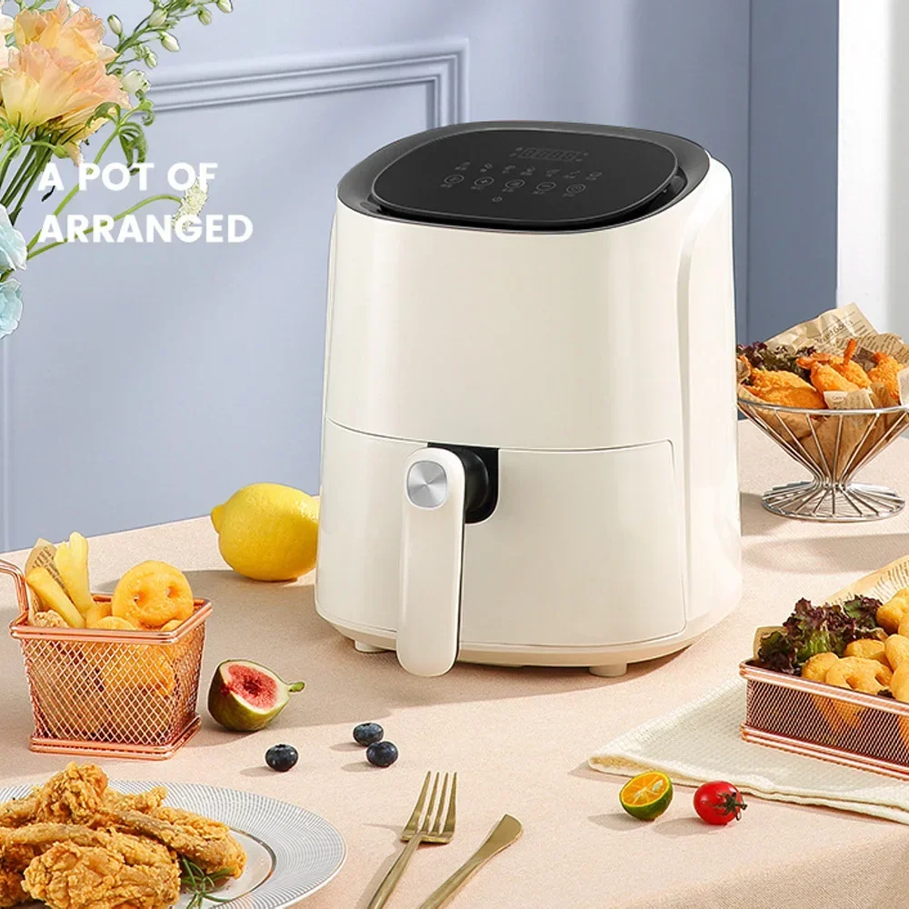 4.6L Smart Electric Air Fryers Large Capacity Automatic Household Multi 360°Baking LED Touchscreen Deep Fryer Without Oil
4.6L Smart Electric Air Fryers Large Capacity Automatic Household Multi 360°Baking LED Touchscreen Deep Fryer Without Oil