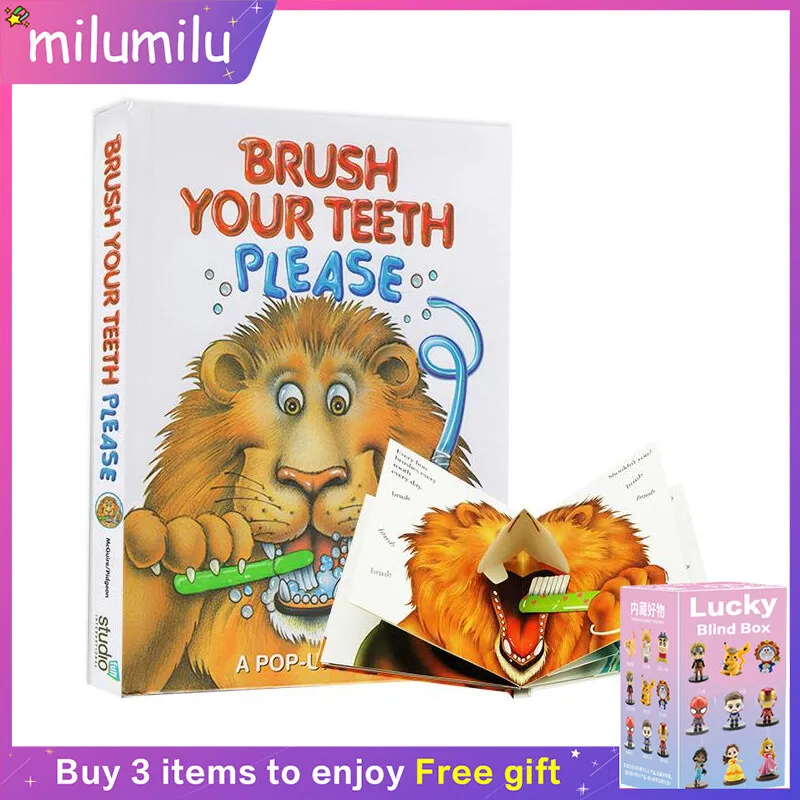 MiluMilu Brush Your Teeth Please Open Up Buku Original Three-dimensional OperatiOn Manual In English
MiluMilu Brush Your Teeth Please Open Up Buku Original Three-dimensional OperatiOn Manual In English
