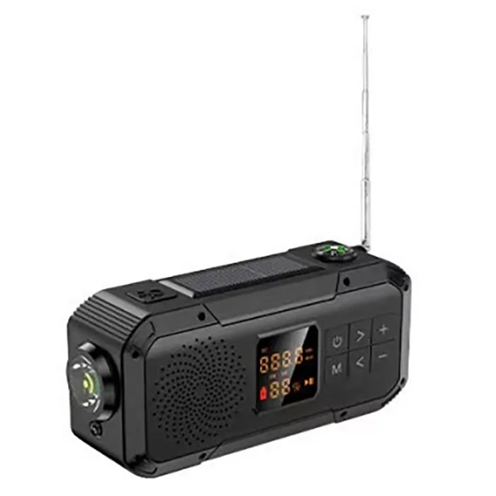 Multi-function Portable Emergency Am/fm Solar Hand-crank Radio Outdoor With Bright Flashlight
Multi-function Portable Emergency Am/fm Solar Hand-crank Radio Outdoor With Bright Flashlight