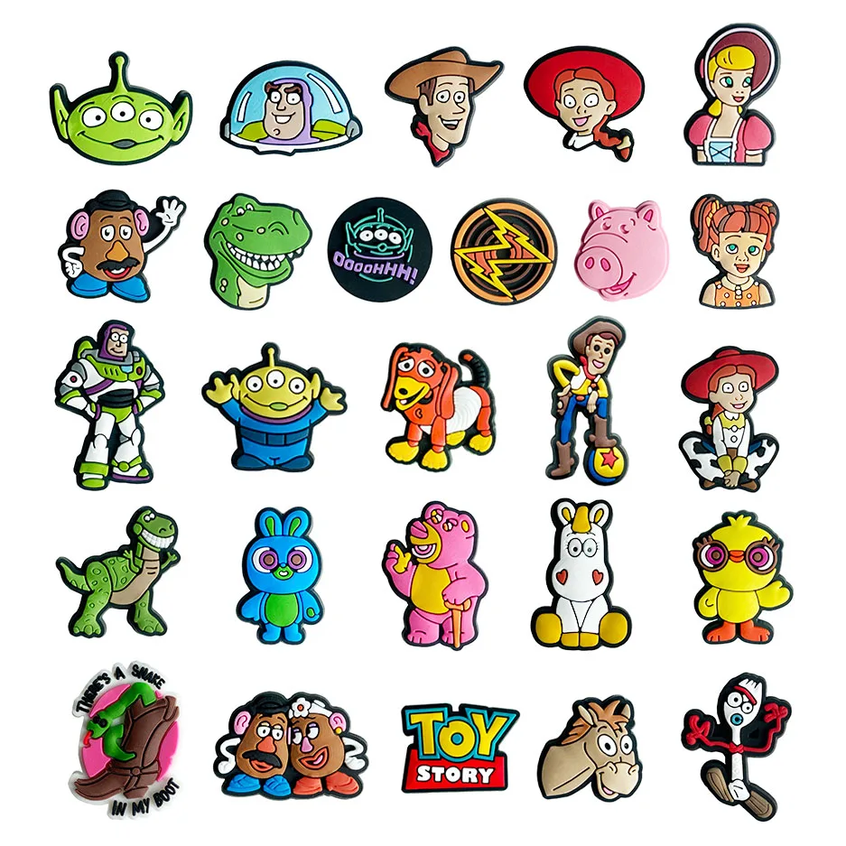 26/12pcs Toy Story Disney Cartoon PVC Buzz Light Year Charms Shoe Accessories DIY Children's Clogs Sandals Decorative Buckle
26/12pcs Toy Story Disney Cartoon PVC Buzz Light Year Charms Shoe Accessories DIY Children's Clogs Sandals Decorative Buckle