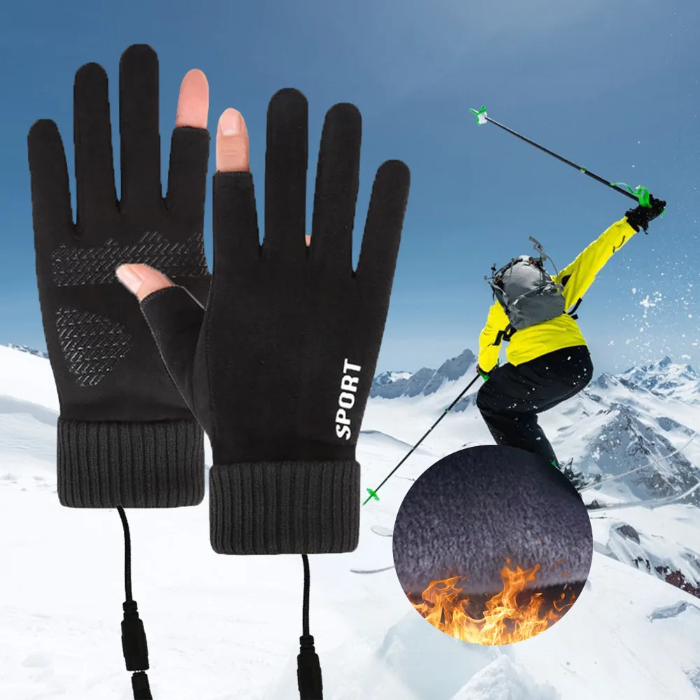 Touch Screen Electric Heated Hand Warmer Non-Slip USB Rechargeable Heating Thermal Gloves Soft 2 Finger Heated Gloves Windproof
Touch Screen Electric Heated Hand Warmer Non-Slip USB Rechargeable Heating Thermal Gloves Soft 2 Finger Heated Gloves Windproof