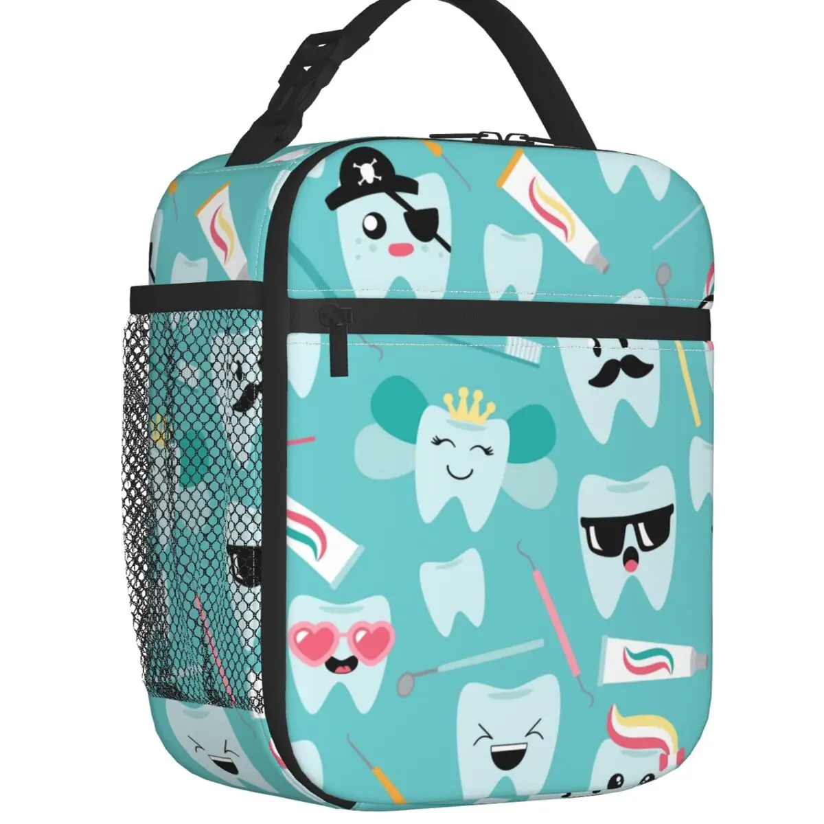 Kawaii Teeth Dental Pattern Insulated Lunch Bag for Women Portable Dentist Tooth Thermal Cooler Bento Box Office Picnic Travel
Kawaii Teeth Dental Pattern Insulated Lunch Bag for Women Portable Dentist Tooth Thermal Cooler Bento Box Office Picnic Travel