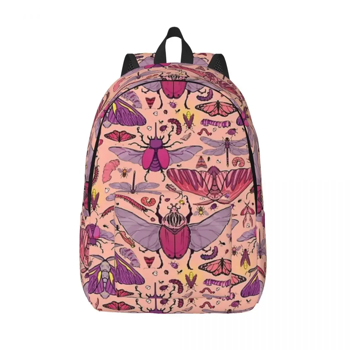 

Bug Pattern Woman Small Backpacks Boys Girls Bookbag Waterproof Shoulder Bag Portability Travel Rucksack Students School Bags