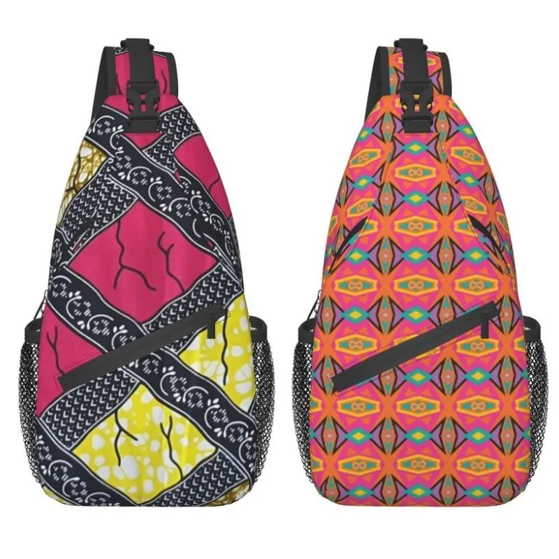 Stylish And Unique African Ankara Prints Sling Bags for Men Africa Ethnic Art Shoulder Crossbody Chest Backpack Cycling Daypack
Stylish And Unique African Ankara Prints Sling Bags for Men Africa Ethnic Art Shoulder Crossbody Chest Backpack Cycling Daypack