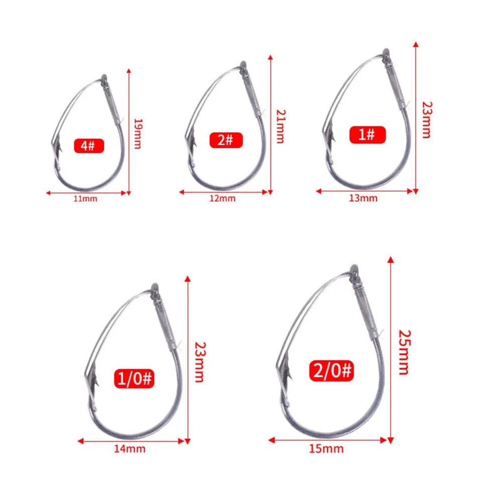 10pcs/Box Fishing Hooks Barbed Fishig High Carbon Steel Hooks Rig Wacky Weedless Wide Useful Protable Reliable
10pcs/Box Fishing Hooks Barbed Fishig High Carbon Steel Hooks Rig Wacky Weedless Wide Useful Protable Reliable