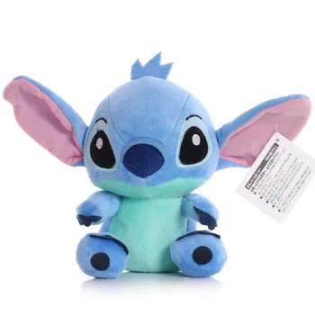 Descubra o Mundo Encantador dos Peluches Pokémon 7 Disney Cartoon Blue Pink Stitch Plush Figure Anime Toy Lilo and Stitch 20cmStitch Plush Sewing Toy Kids School Bag Birthday Gift