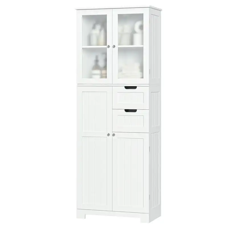 Storage Cabinet, 4 Doors Wood Tall Cabinet Cupboard with 2 Drawers for Bathroom, White Cabinet Filing cabinet Filing cabinet dr
Storage Cabinet, 4 Doors Wood Tall Cabinet Cupboard with 2 Drawers for Bathroom, White Cabinet Filing cabinet Filing cabinet dr