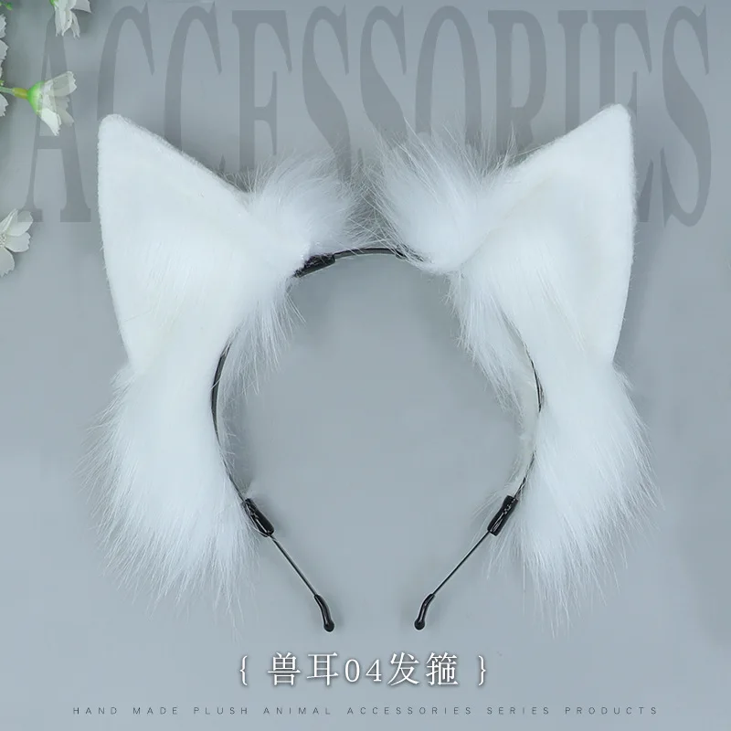 

Kawaii Cat Ears Headdress Sexy JK Lolita Hairband Cosplay Accessories Adjustable Fox Ear Headwear Gyaru Hairpin Hair Accessories