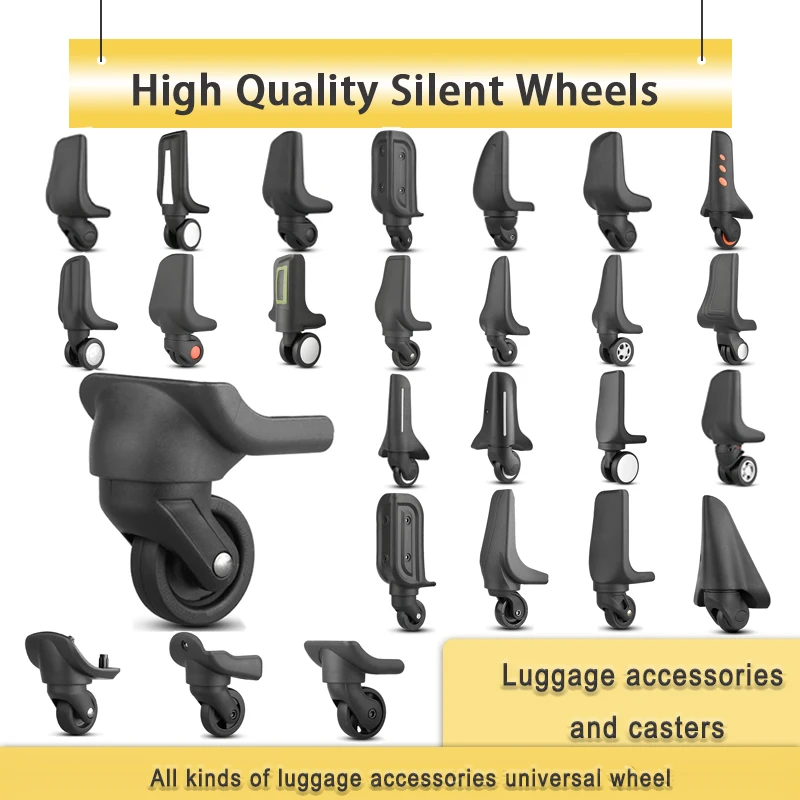 Suitcase Carrying Wheel Suitcase Wheel Replacement Luggage Tug Trolley Case Pulley Luggage Detachable Wear-resistant Casters 
Suitcase Carrying Wheel Suitcase Wheel Replacement Luggage Tug Trolley Case Pulley Luggage Detachable Wear-resistant Casters