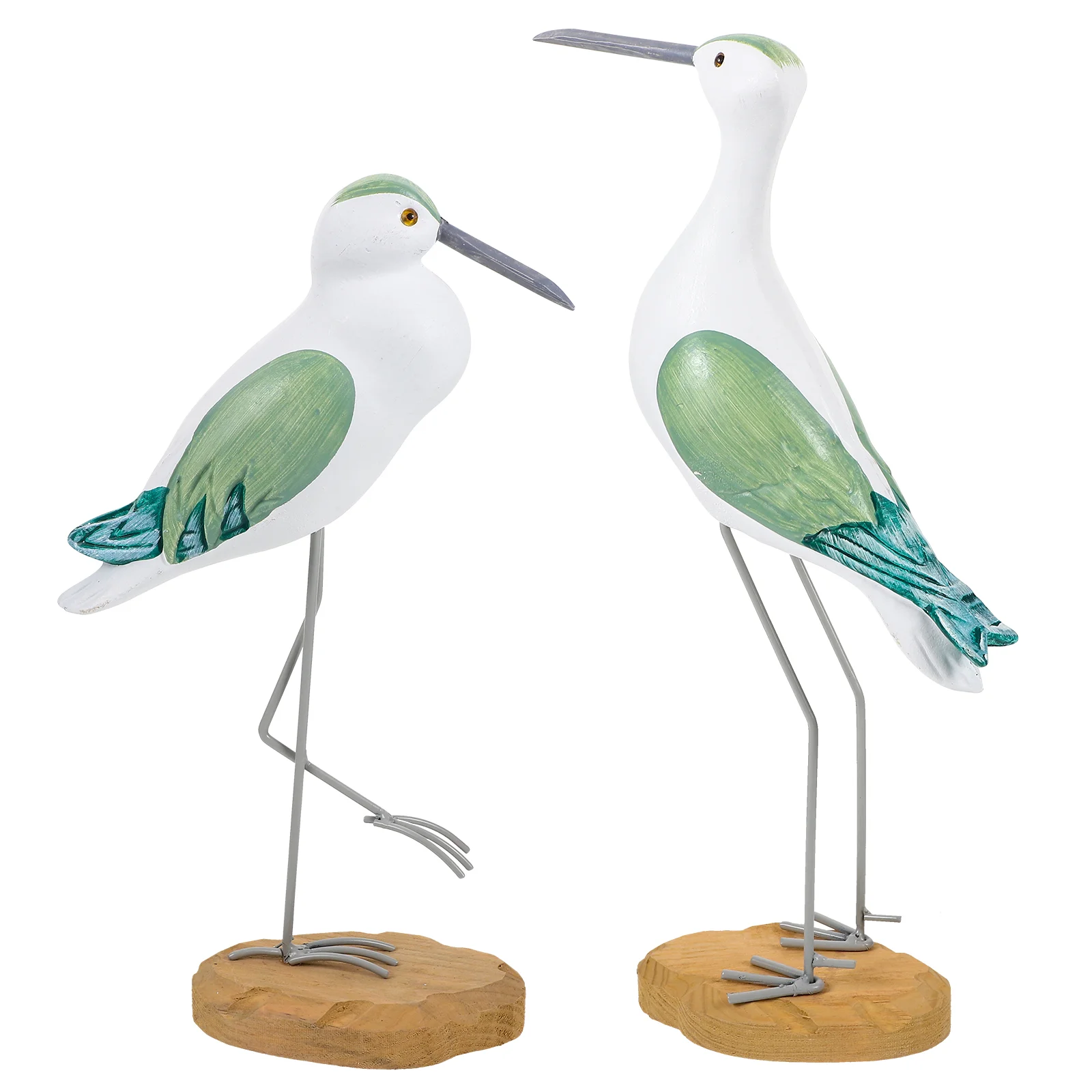

Imikeya Seagull Ornaments Outdoor Home Decor Tv Stand Desktop Coastal Beach Bird Statue Seaside Ocean Wooden Craft