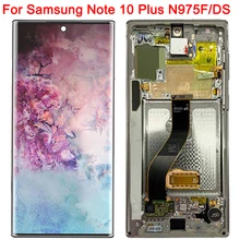 Écran tactile LCD avec châssis, 6.8 pouces, pour Samsung Galaxy Note 10 Plus SM-N975F N975A N975U, Original=