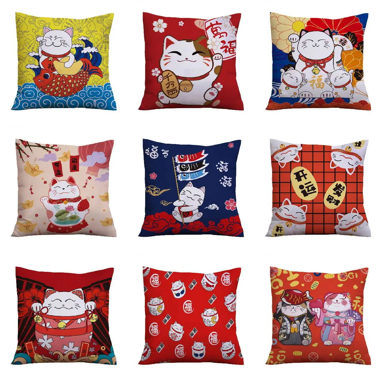 Cute Lucky Cat Throw Pillow Case Kitten Cat Pillowcases for Pillows Sofa Bed Boy Girl Kid Room Pillow Cover 40x40 Cm Home Decor
Cute Lucky Cat Throw Pillow Case Kitten Cat Pillowcases for Pillows Sofa Bed Boy Girl Kid Room Pillow Cover 40x40 Cm Home Decor