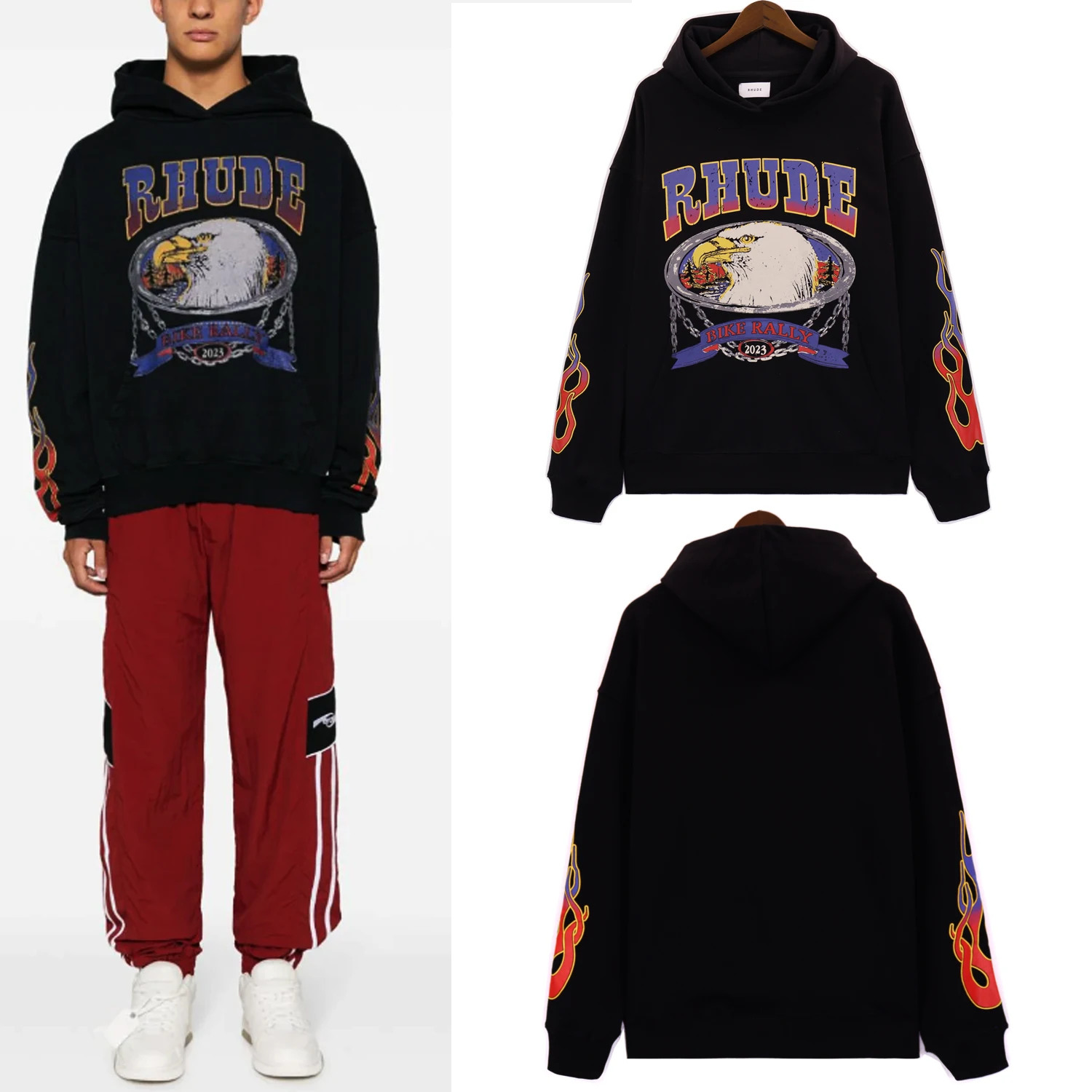 Cooocoll666 Heavy Pure Cotton Luxury Brand Best Quality 1:1 Hooded Tops Casual Baggy Eagle Print Men Women Clothing Hoodies
Cooocoll666 Heavy Pure Cotton Luxury Brand Best Quality 1:1 Hooded Tops Casual Baggy Eagle Print Men Women Clothing Hoodies