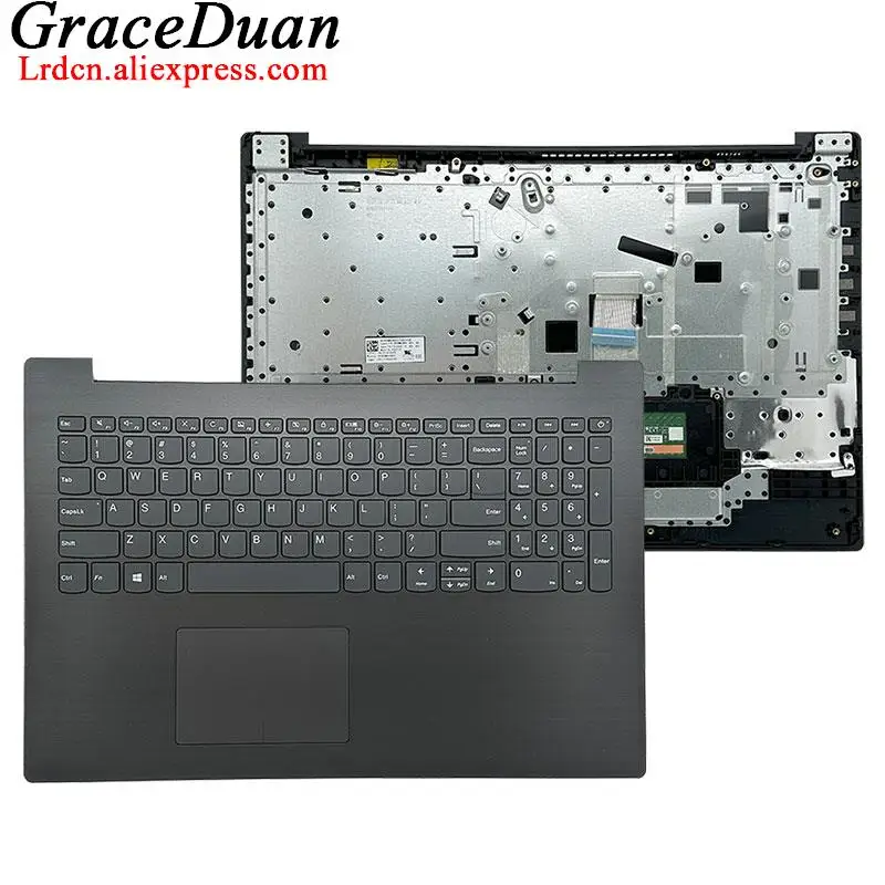 

US English Keyboard With C Cover Upper Case Palmrest Shell for Lenovo IdeaPad 320 15 15ISK 15IKB 15IAP 15ABR 15AST Laptop